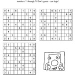 Sudoku 9x9 Puzzle 1 Sudoku Sudoku Puzzles Printables Kids