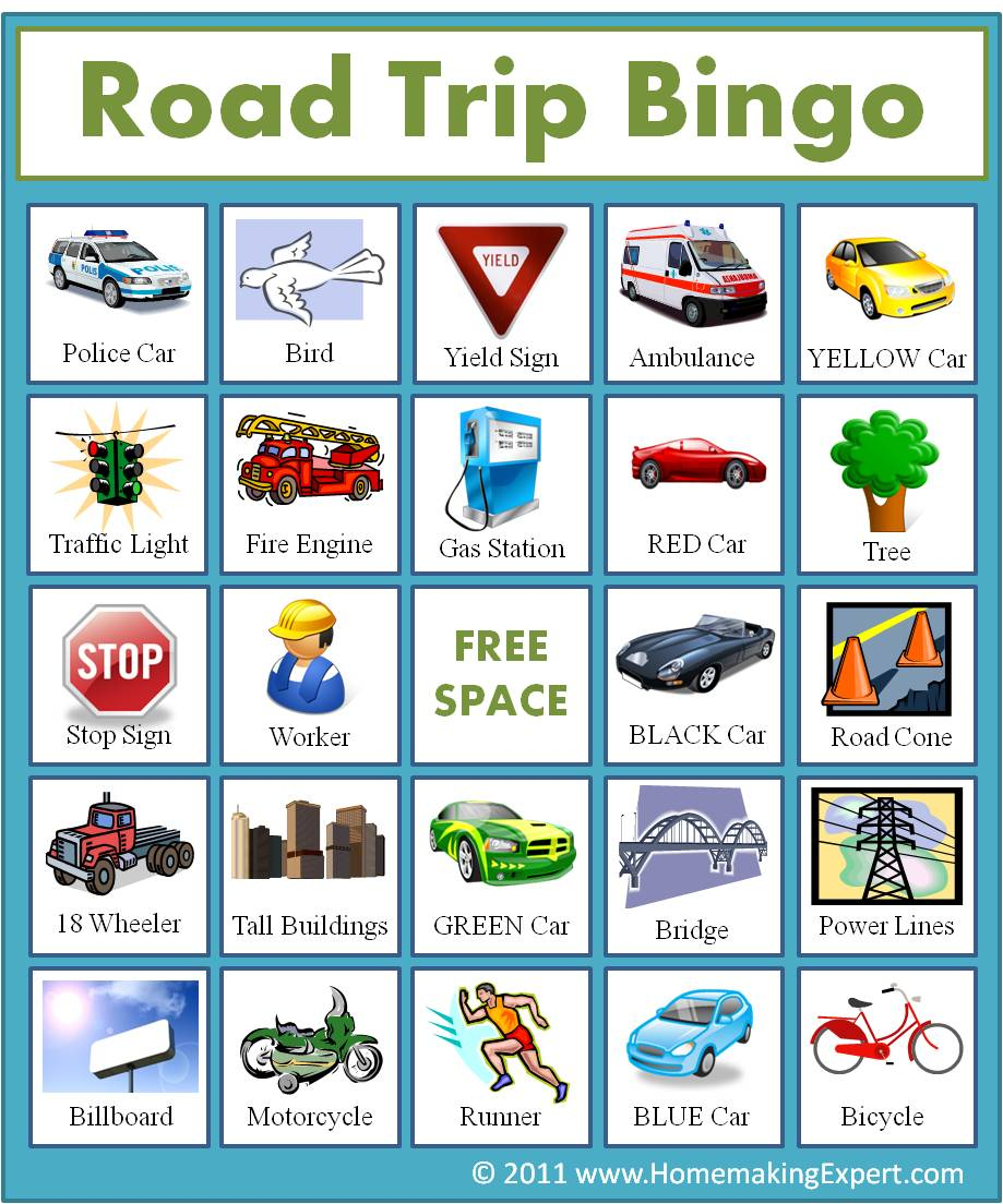 Sunshine Joy And Smiles Valentine Inspired Car Bingo