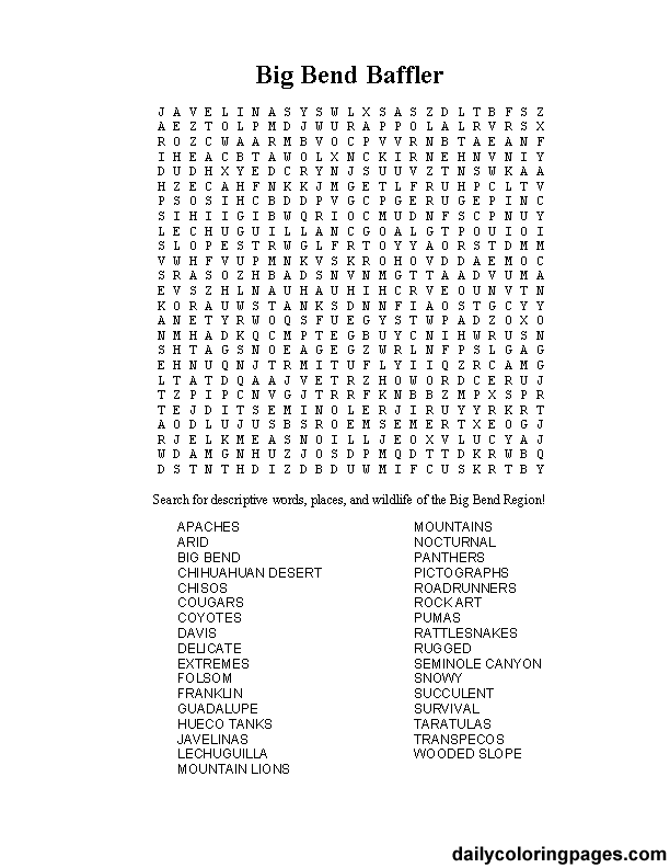 free printable word searches for 11 year olds
