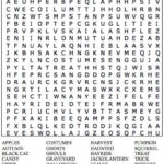 The Wood Word October Fall Word Find