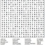 The Wood Word October Fall Word Find