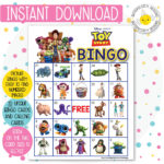 Toy Story Printable Bingo Cards 20 Different Cards Instant