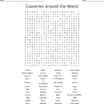 Travel And Tourism Word Search WordMint