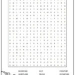 Travel Word Search Monster Word Search