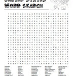 United States Word Search Free Printable