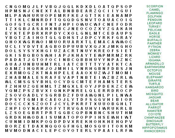 how to make a printable word search