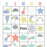 Weather Bingo Cards Gyerekek