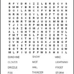 Weather Wordsearch Word Puzzles For Kids Kids Word