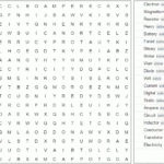 Word Search Physics Of Electricity Printable Version