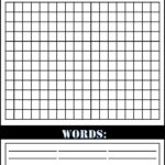 Word Search Template Freebie For Spelling Phonics Or