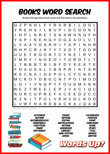 Words Up Books Word Search