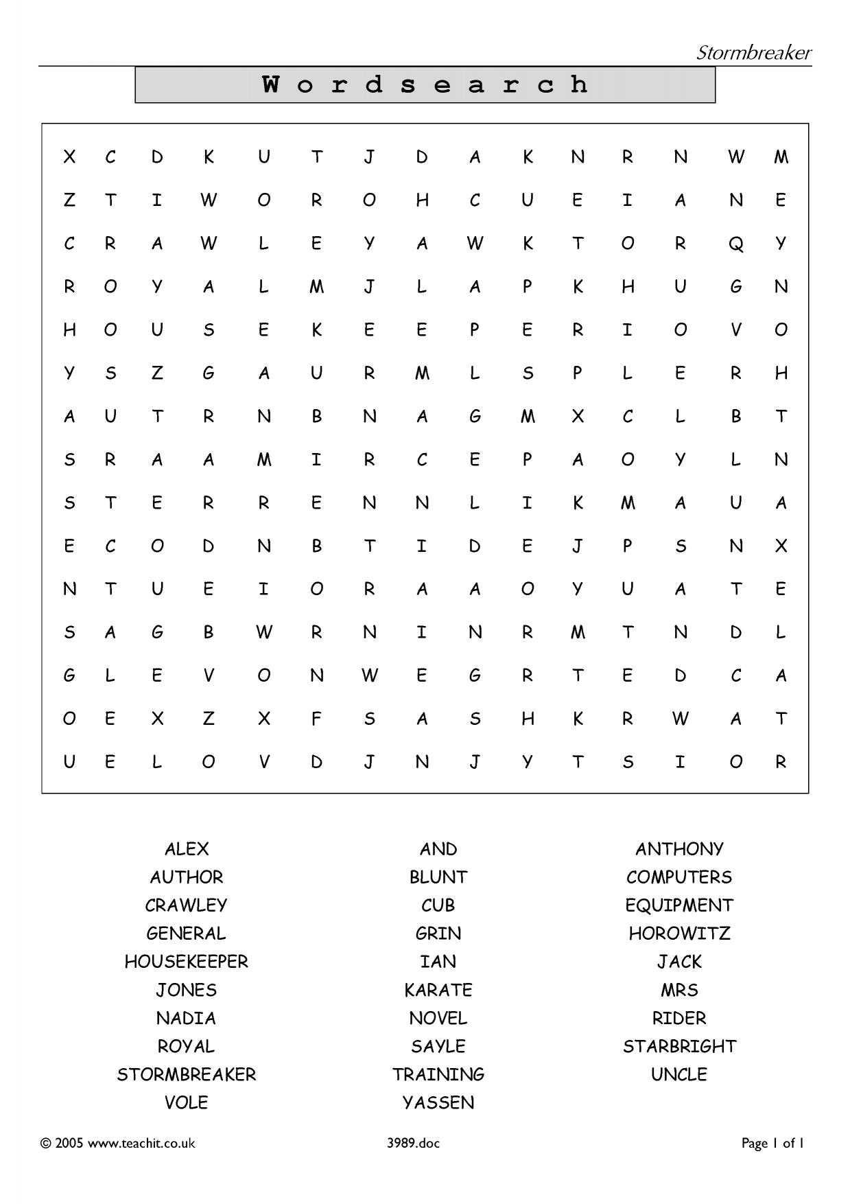 Wordsearch