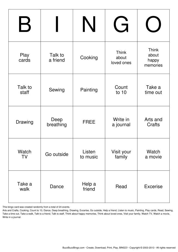 11 Best Images Of Free Printable Worksheets Coping Skills 