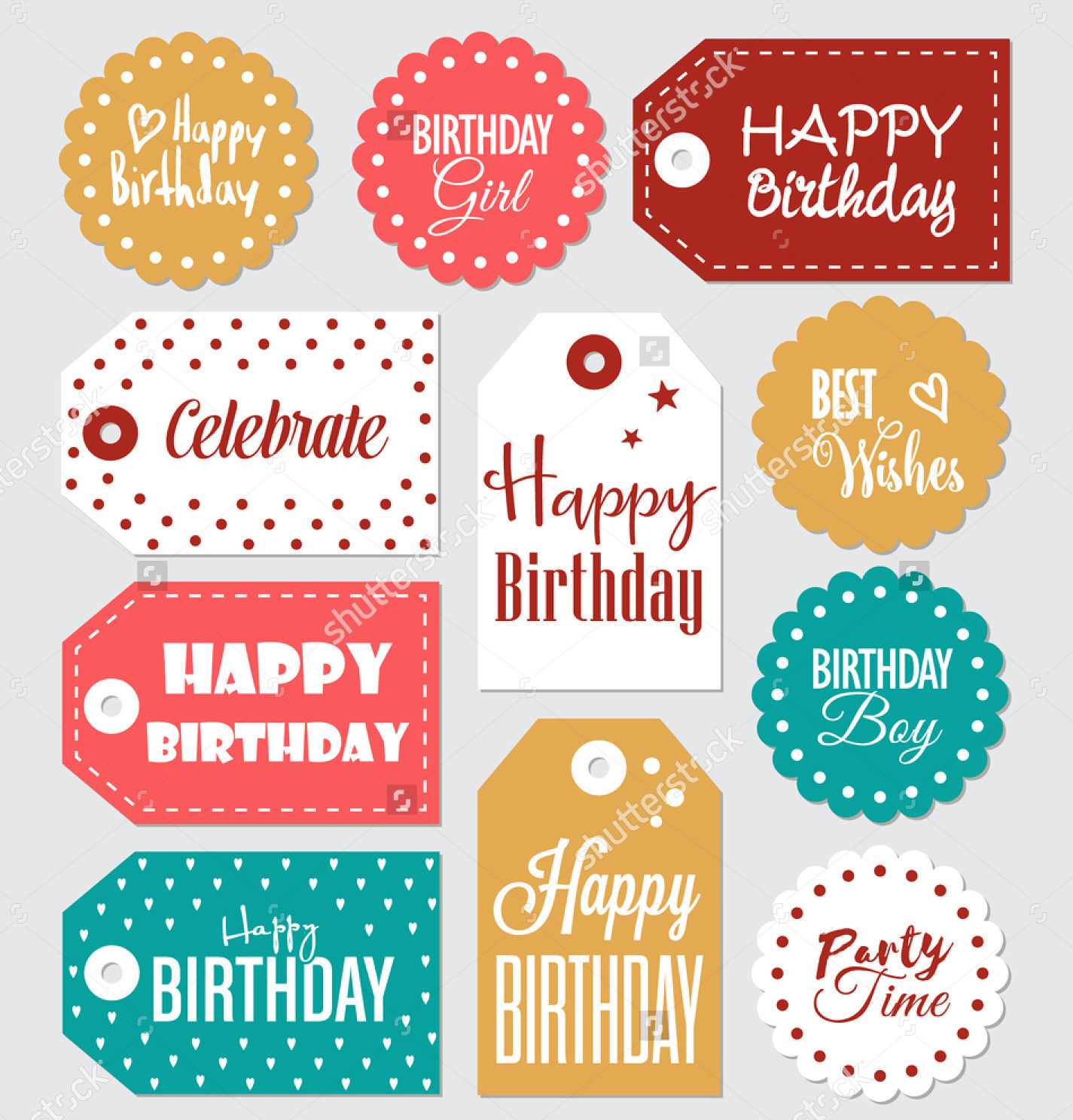 16 Gift Tag Designs Design Trends Premium PSD Vector 