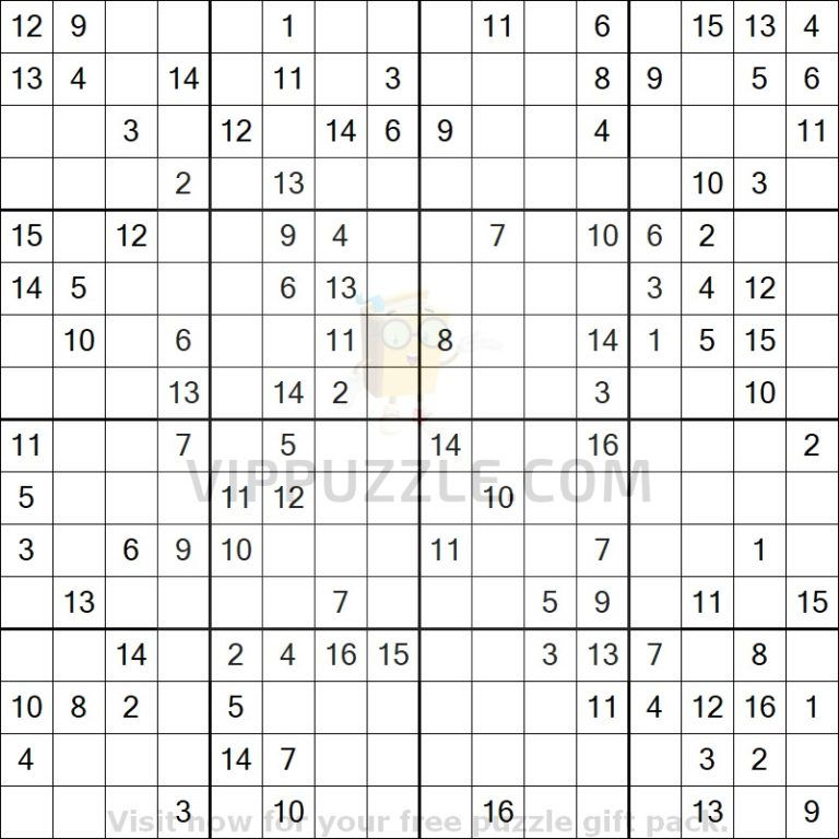 1616 Sudoku Super Hard VIPPuzzle Http bit ly 2D6hXaW 