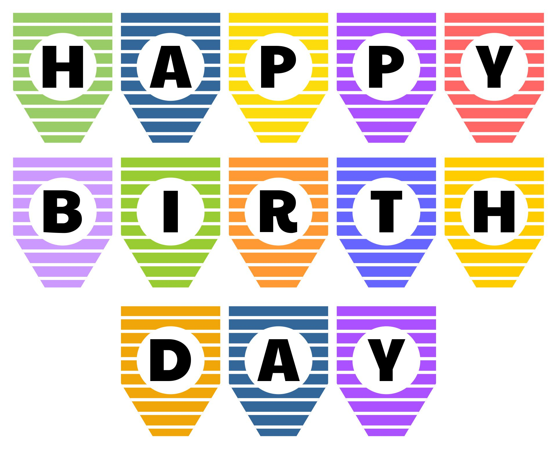 Birthday Signs Printable Free