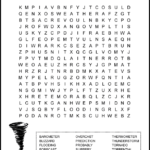 6th Grade Weather Word Search Puzzle Tree Valley Academy