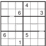 6x6 Consecutive Sudoku Mini Sudoku Series 61