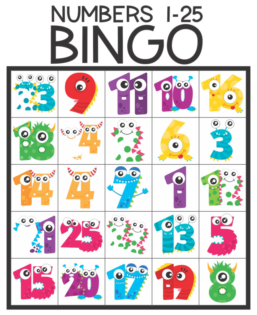 7 Best Printable Bingo Numbers 1 75 Printablee
