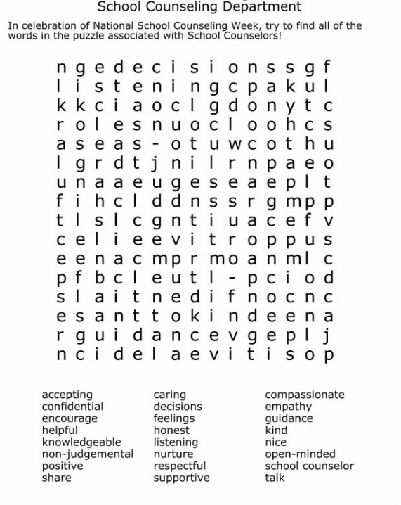 9 Best Wellness Word Search Puzzle Printable Printablee