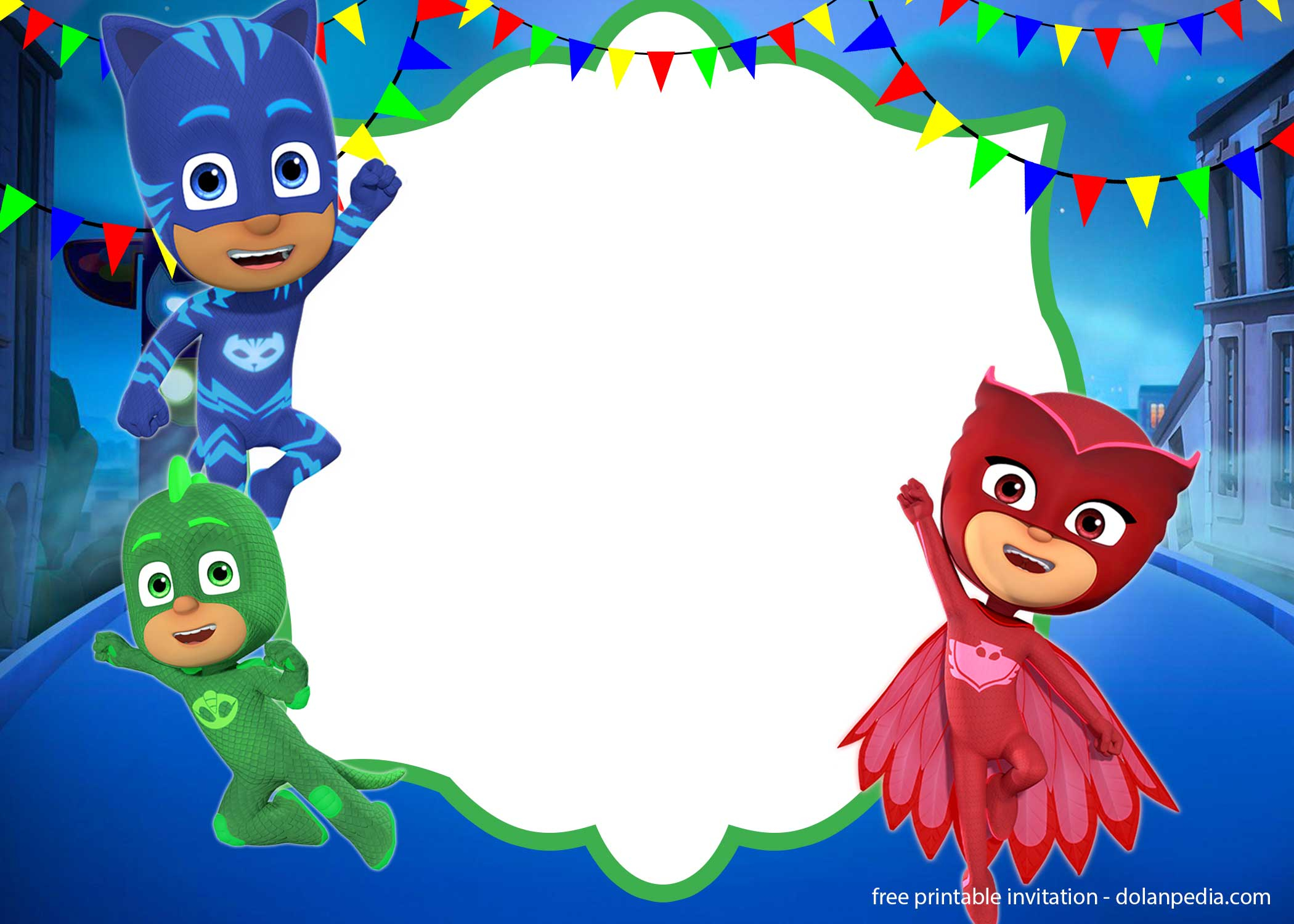 9 FREE PJ Masks Birthday Invitation Templates UPDATED 