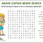Anger Coping Word Search Coping Skills Coping Skills