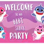 Baby Shark Pink Welcome Poster See More Party Ideas And