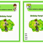 Ben 10 Birthday Invitations Birthday Printable Ben 10