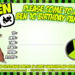 Ben 10 Printable Party Invitation Childrens Entertainer