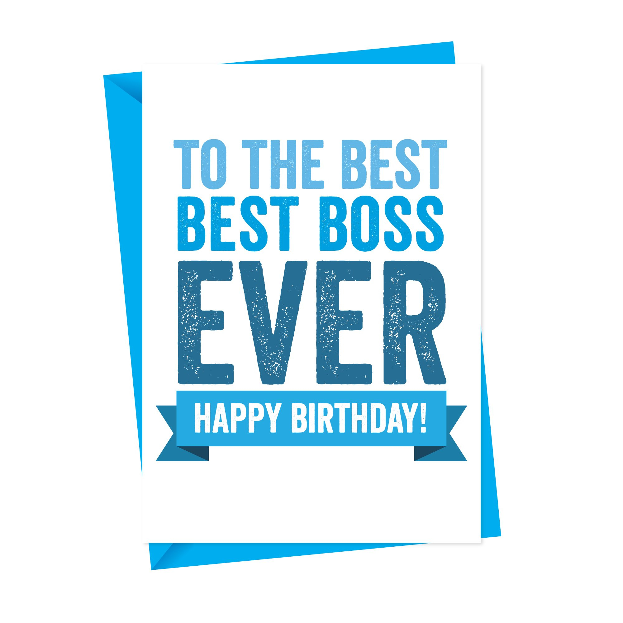 Best Boss Birthday Card Birthday Card Greetings Card 