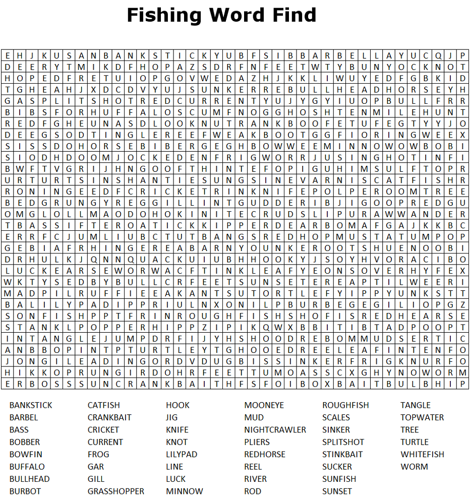 Hardest Word Search Puzzles