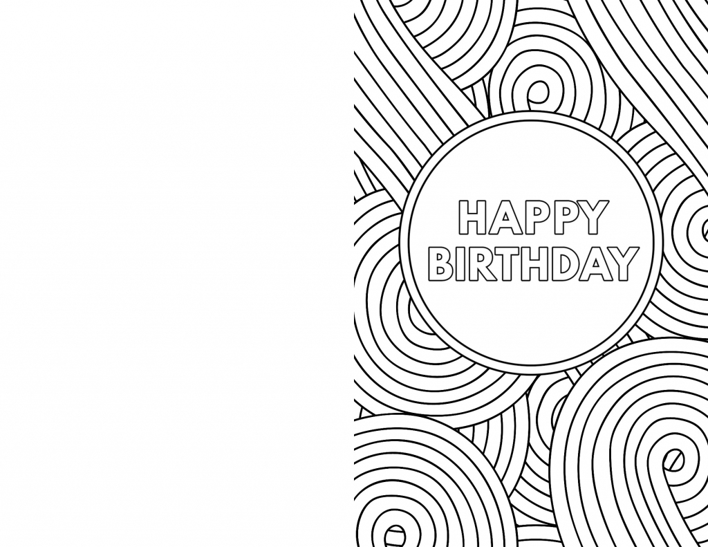 Free Printable Black And White Birthday Cards - FreePrintableTM.com