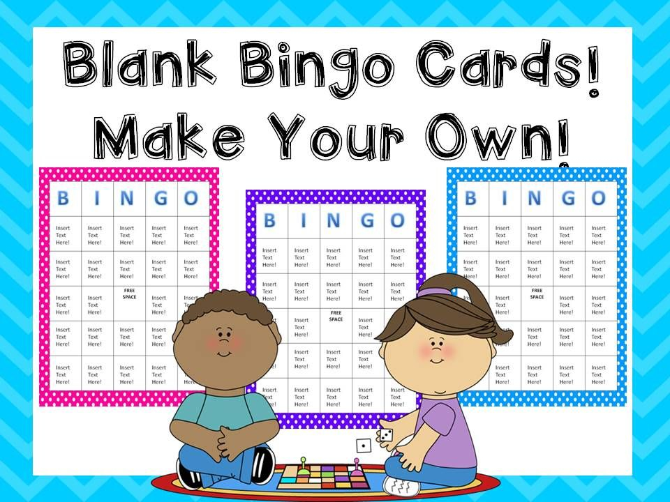 Blank Bingo Cards Bingo Cards Creative Teaching Blank 