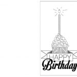Card Invitation Design Ideas Black And White Birthday