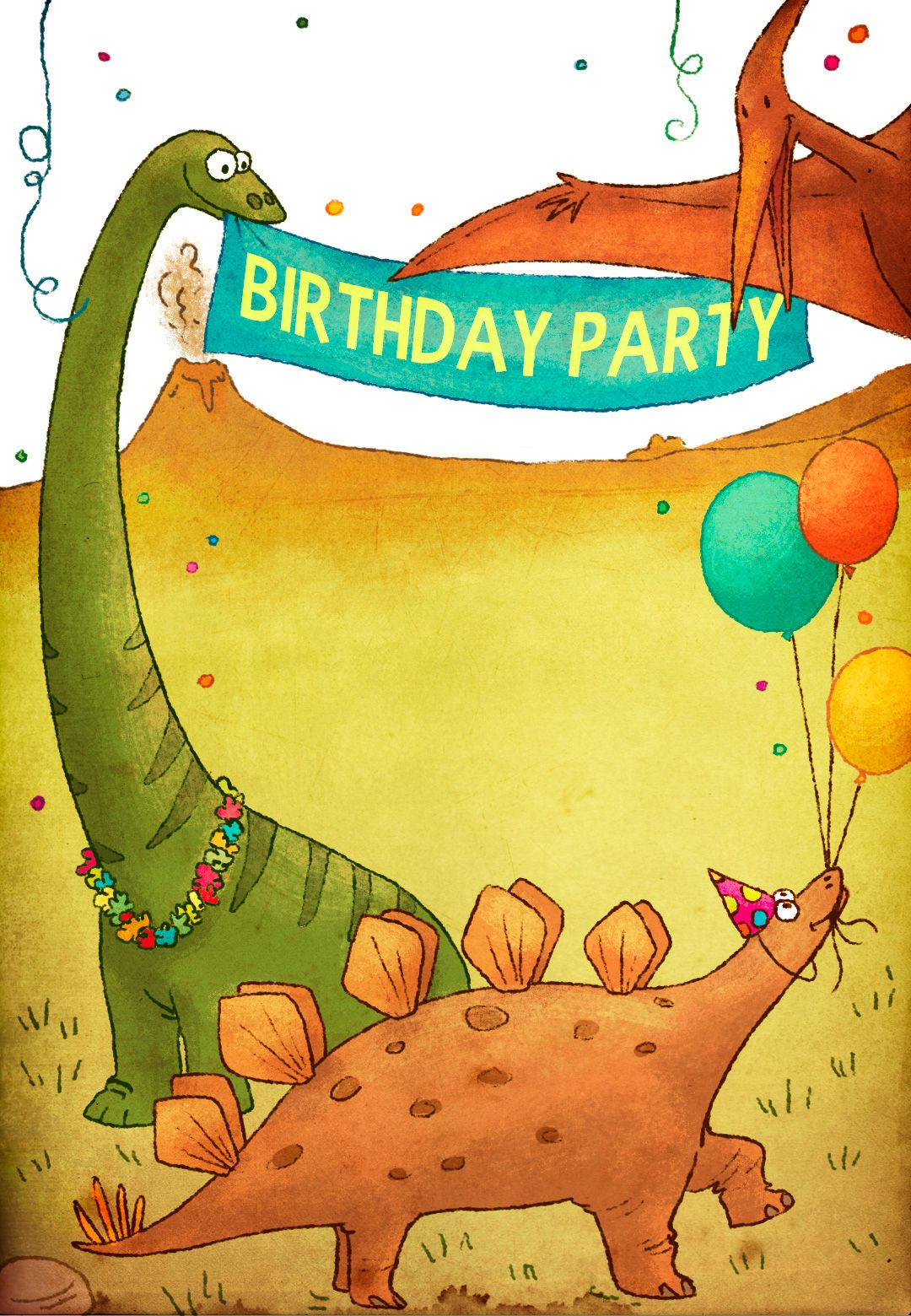 Dinosaurs Birthday Party Free Printable Birthday 