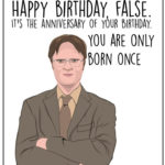 Dwight The Office Birthday Card Office Birthday Funny