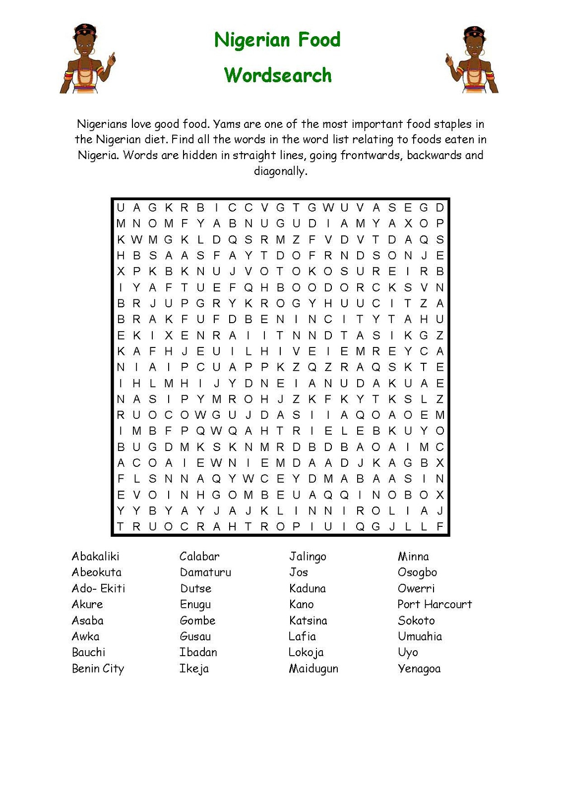 Easy Food Word Search For Kids Activity Shelter