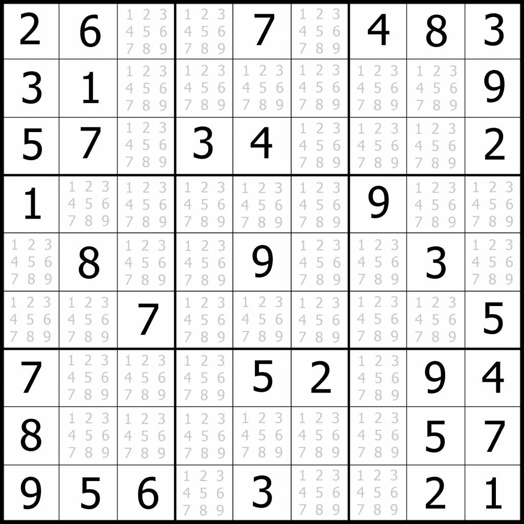 Easy Sudoku For Kids 4X4 6X6 9X9 Printable Sudoku 4 