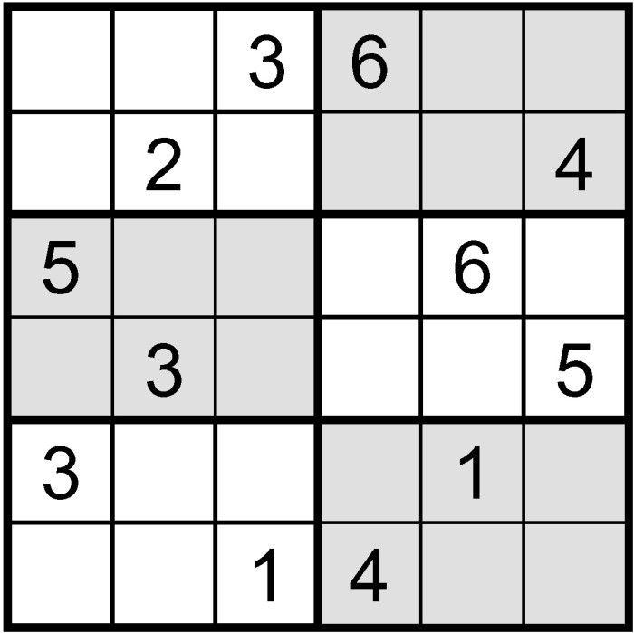 Easy Sudoku Puzzles To Print 6x6 Easy Sudoku 6x6 Related 