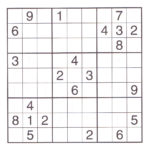 Expert Sudoku Printable Printable Template Free