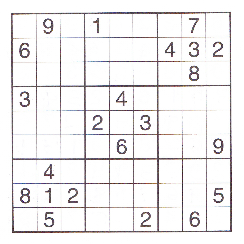 Expert Sudoku Printable Printable Template Free