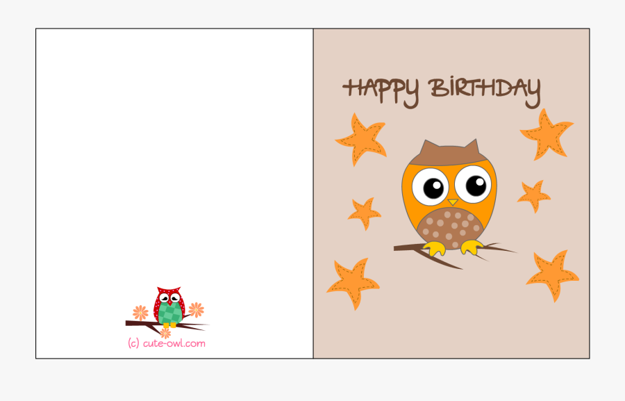 Foldable Birthday Cards For Print Free Transparent 