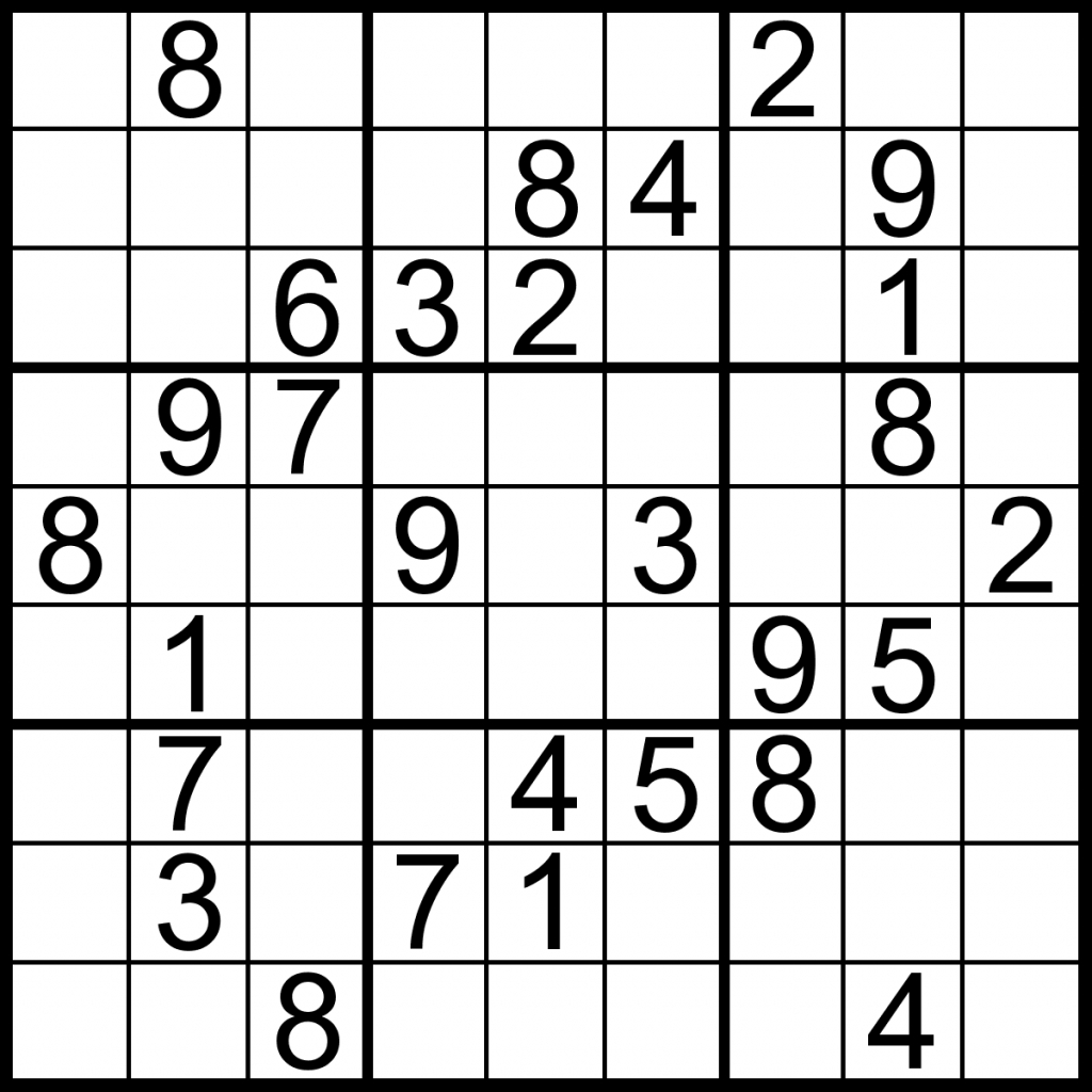 Four Sudoku Puzzles Of Comfortable Easy Yet Not Very 