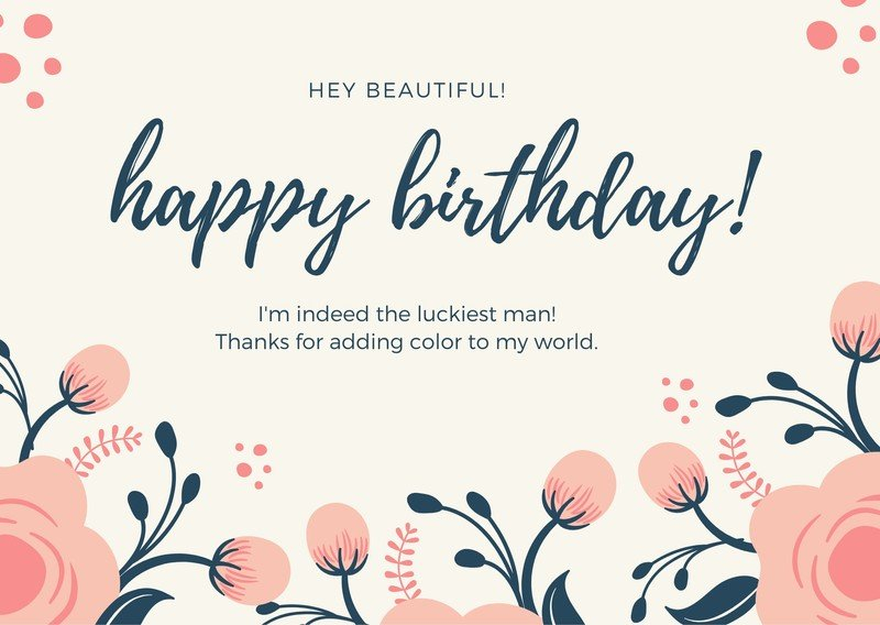 Free And Printable Custom Birthday Card Templates Canva