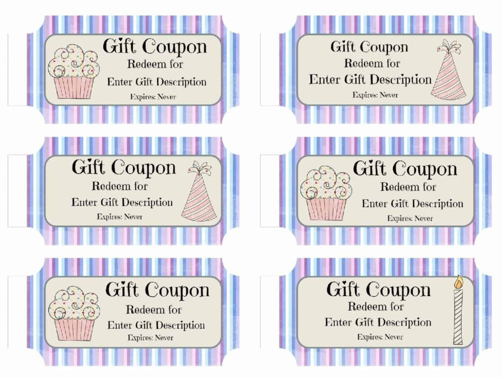 Free Custom Birthday Coupons Customize Online Print At