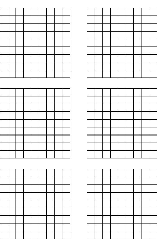 Free Printable 9x9 Sudoku Puzzles