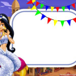 FREE Printable Aladdin And Jasmine Invitation Template