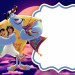 Free Printable Aladdin And Jasmine Invitation Template