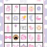 Free Printable Baby Shower Bingo For 50 People Free