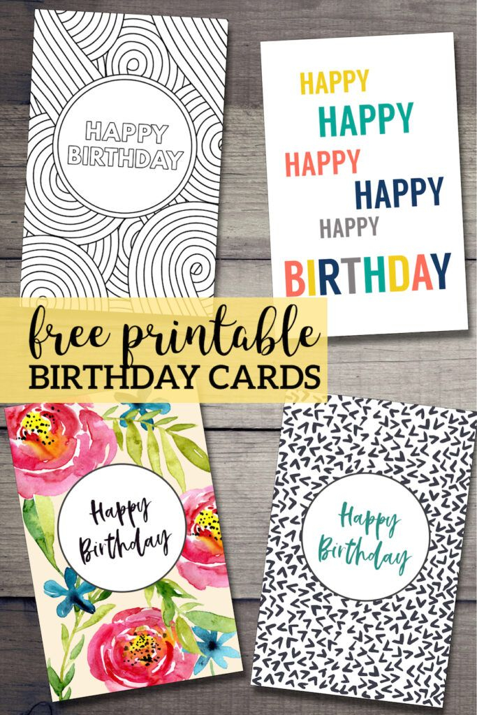 Girl Printable Birthday Cards - FreePrintableTM.com | FreePrintableTM.com